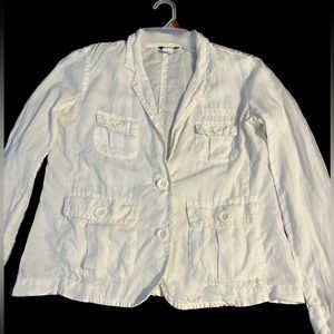 J.crew woman’s 100% linen blazer excellent conditions